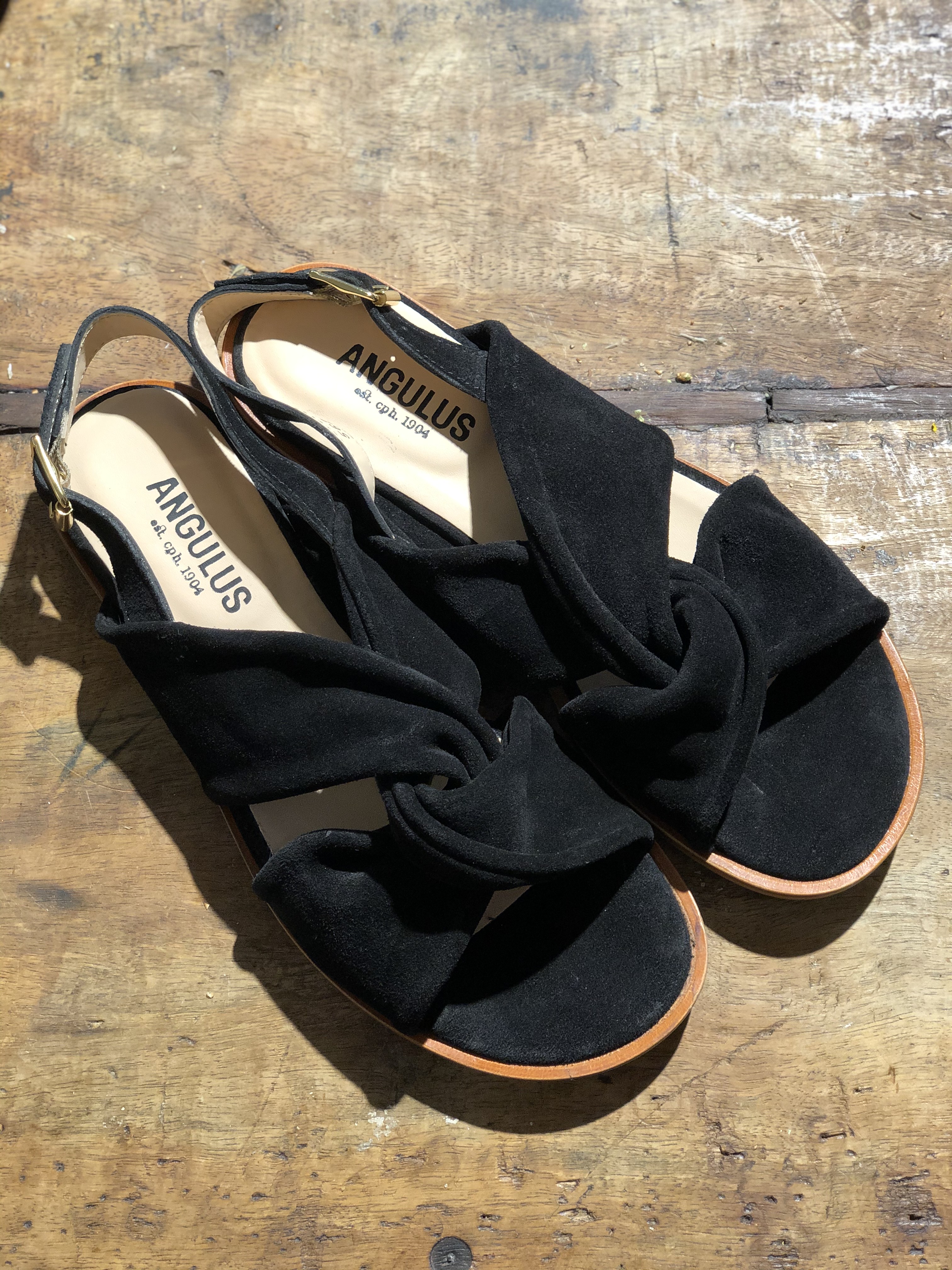 Angulus sandal, sort
